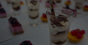 Trio of Desserts. Emerson and Wests. Outside Caterers in Market Harborough - Wedding Catering